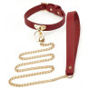 Generique Collier et Laisse Sclave Rouge